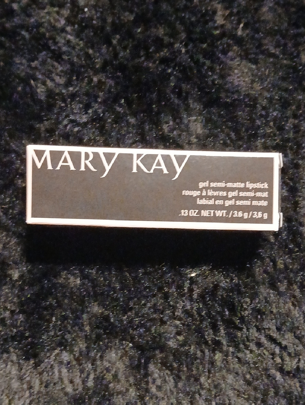 Mary Kay Semi-Matte Gel Lipstick - Black and White Packaging